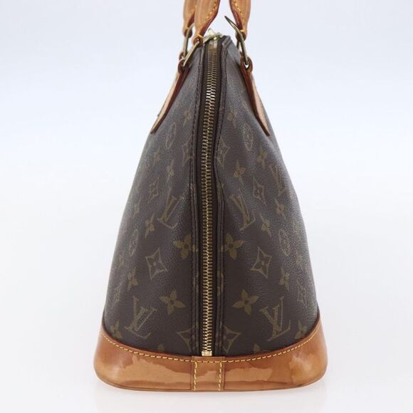 Louis Vuitton Alma Handbag Monogram Canvas Brown Canvas Handbag (Pre-Owned) - Picture 4 of 16